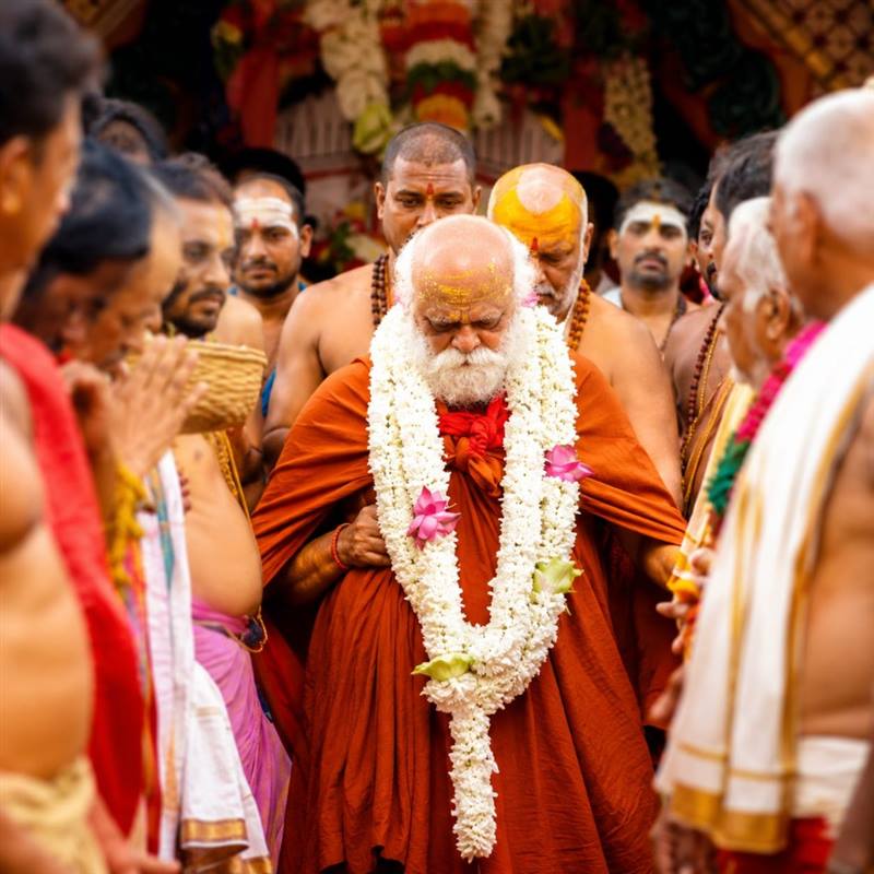 Sacred ceremonial procession